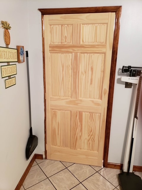 Door Painting — before