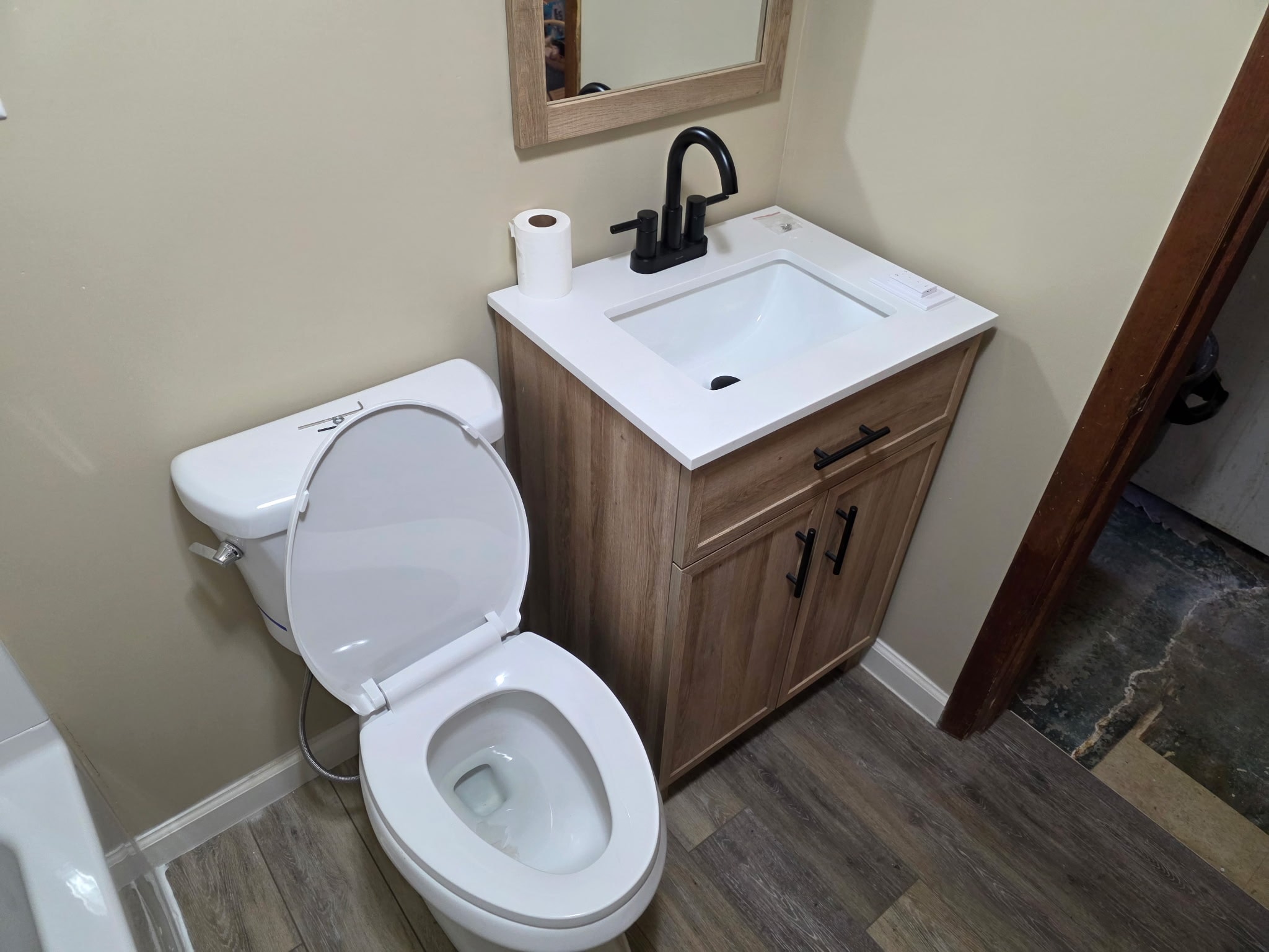 Toilet Installation — after